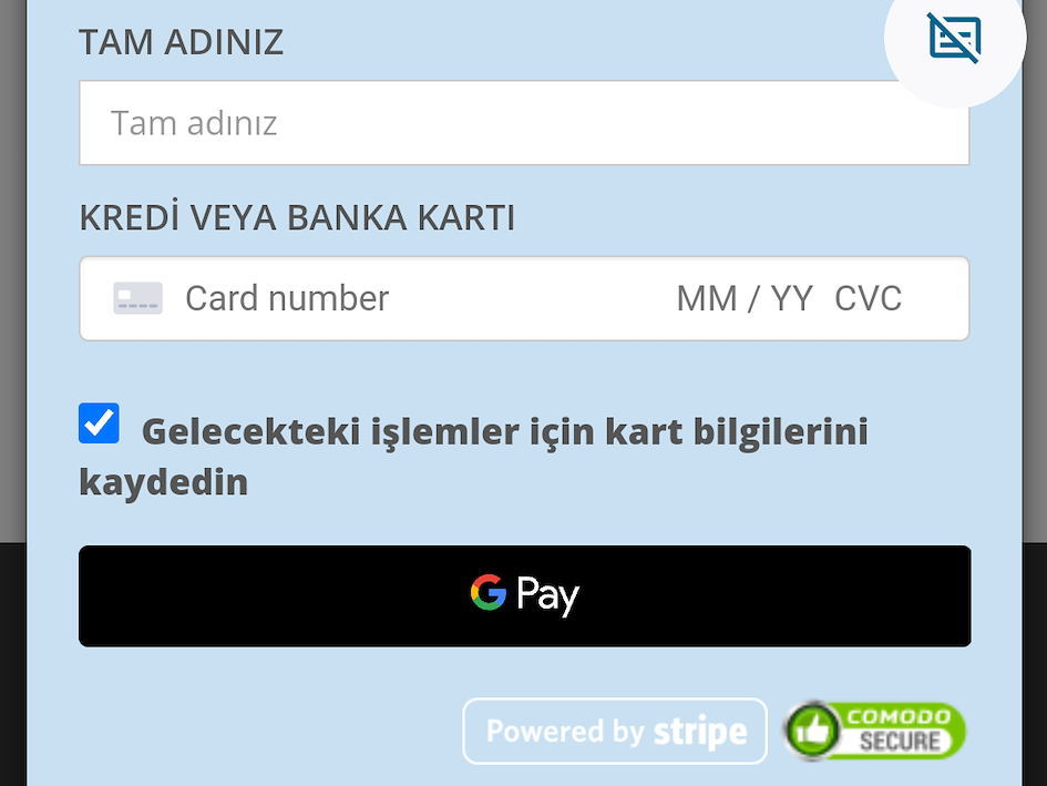 ZenMarke'te Google Pay ile ödeme yapın