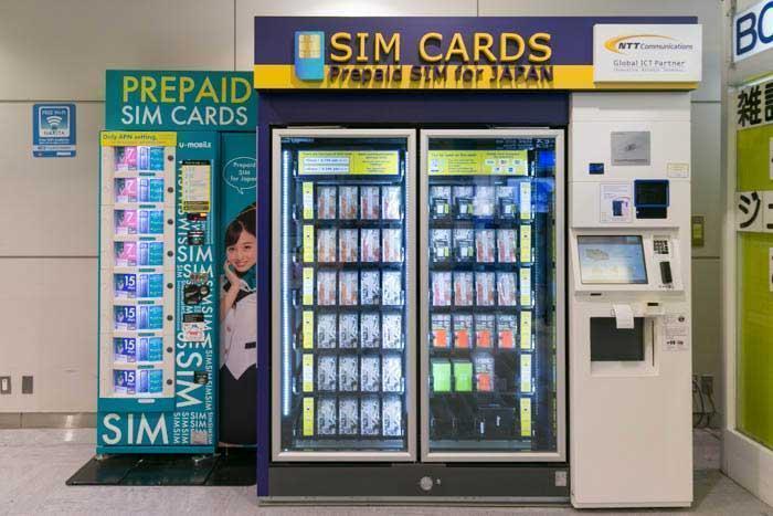 Distributeur automatique de carte sim