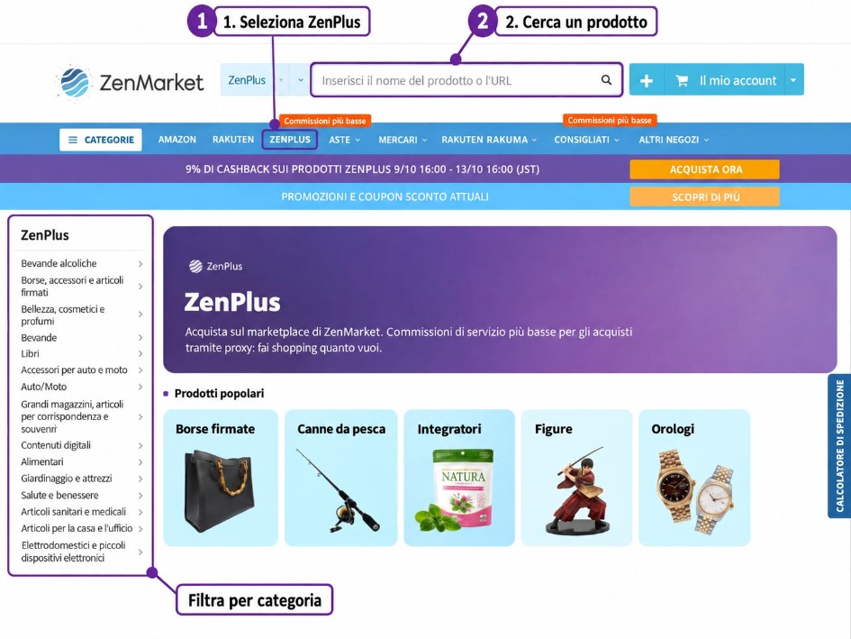 How to Shop on ZenPlus