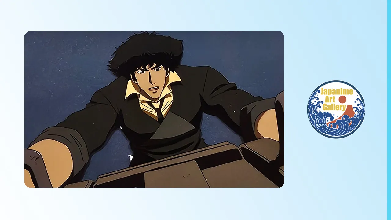 Cowboy Bebop Original Cel and Sketch (Spike Spiegel)