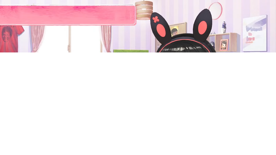Une VTuber-gamer dans sa chambre.