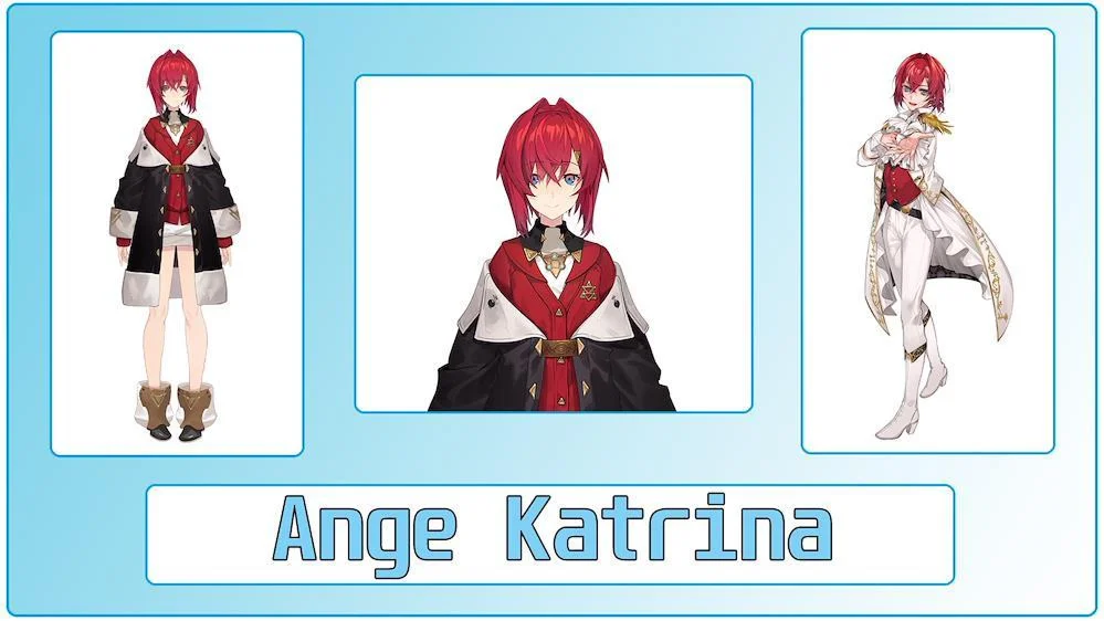 Ange Katrina, de cabello rojo y estilo decidido.