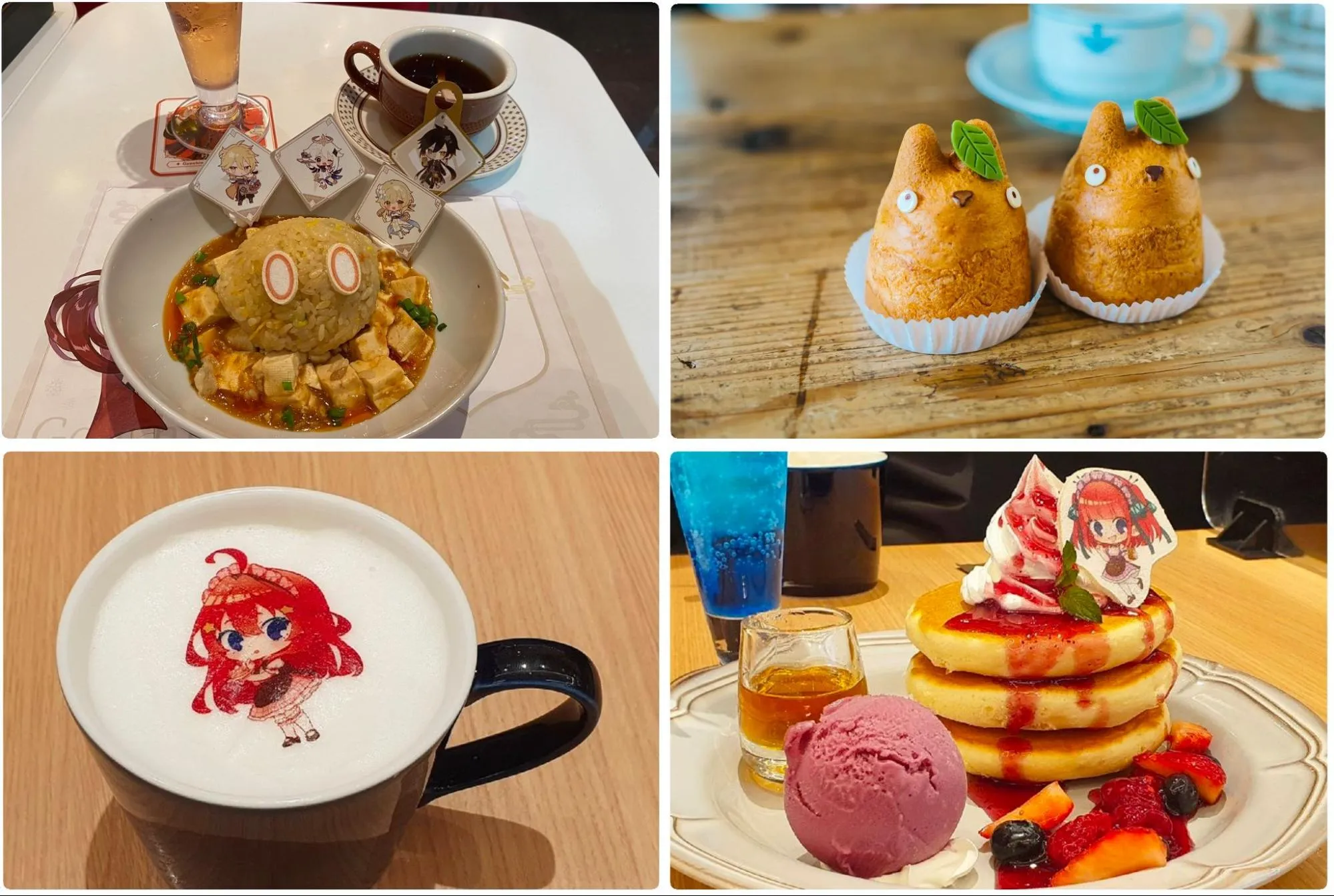 Food in collaboration cafes