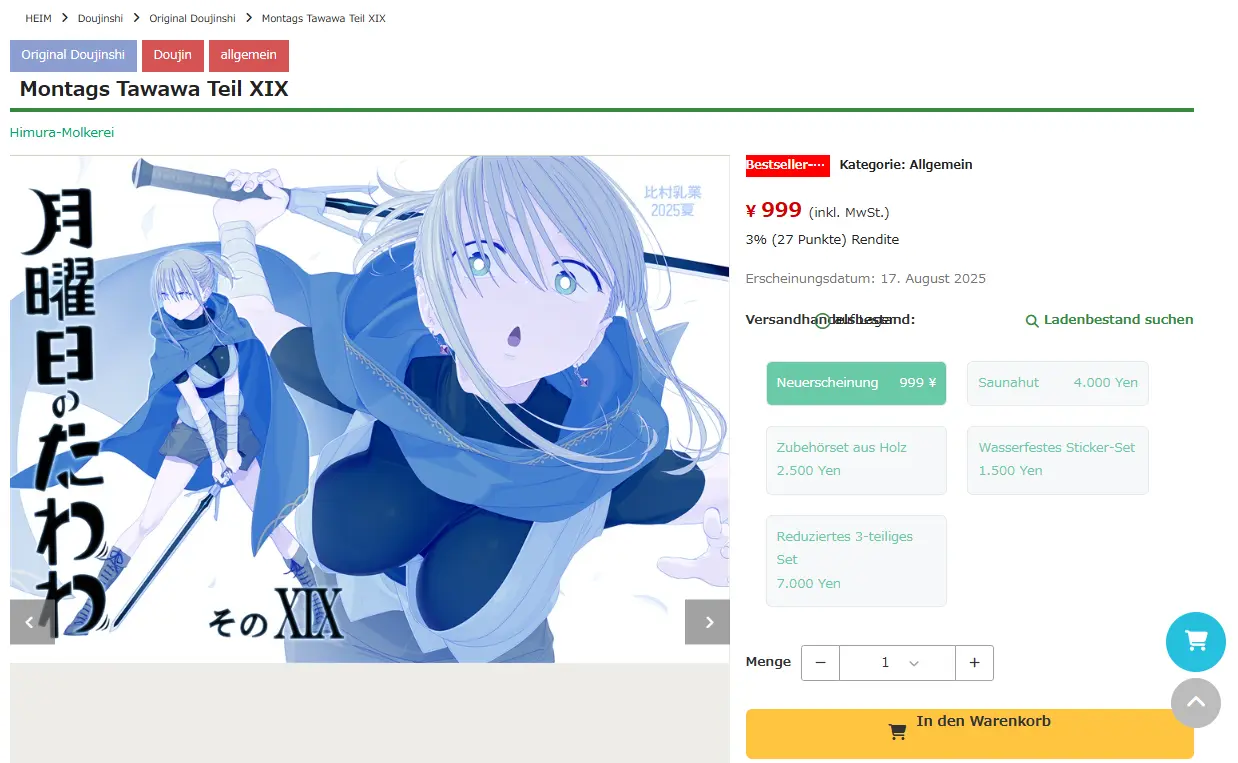 Melonbooks aus dem Ausland kaufen – So geht's mit ZenMarket