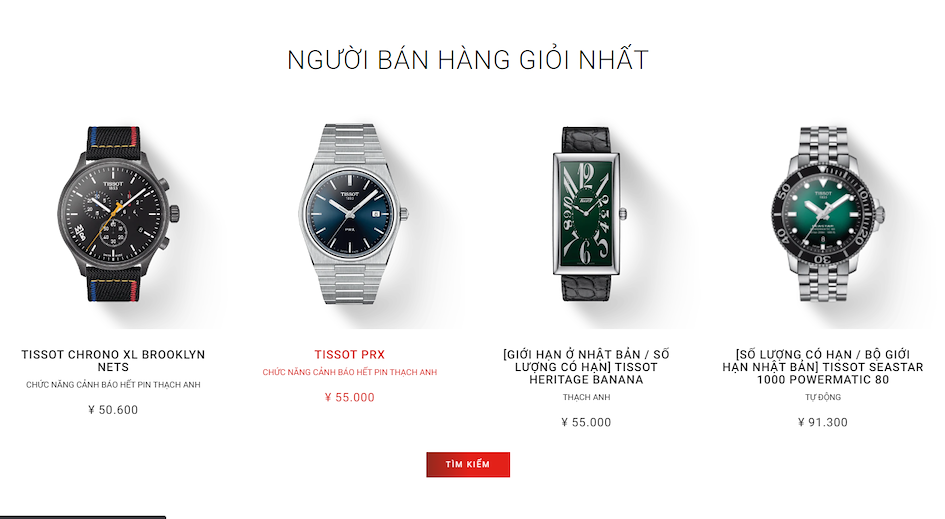 Đồng hồ tissot chính hãng