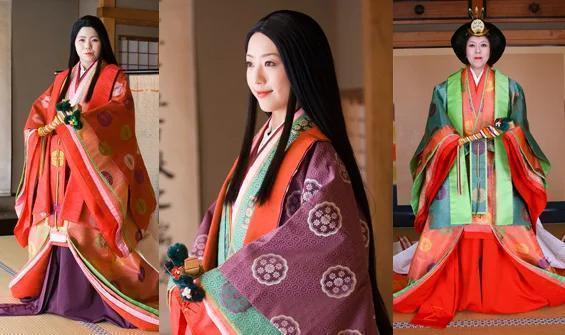 Robe japonaise junihitoe Heian kimono