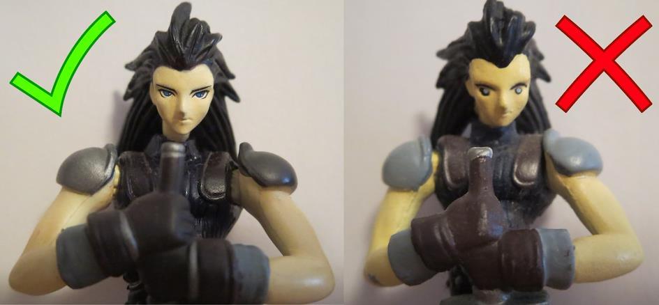 Fake figurine articulée Zack Final Fantasy