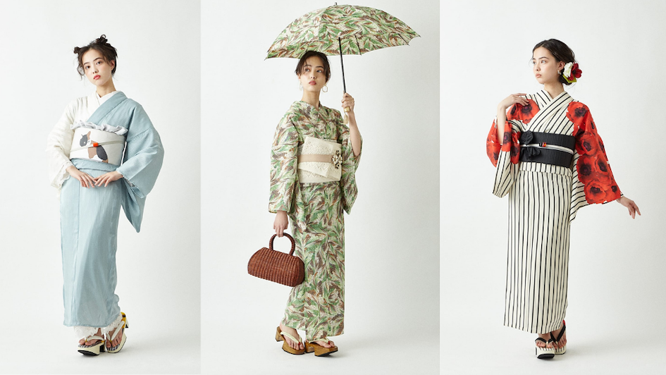 Японские современные кимоно