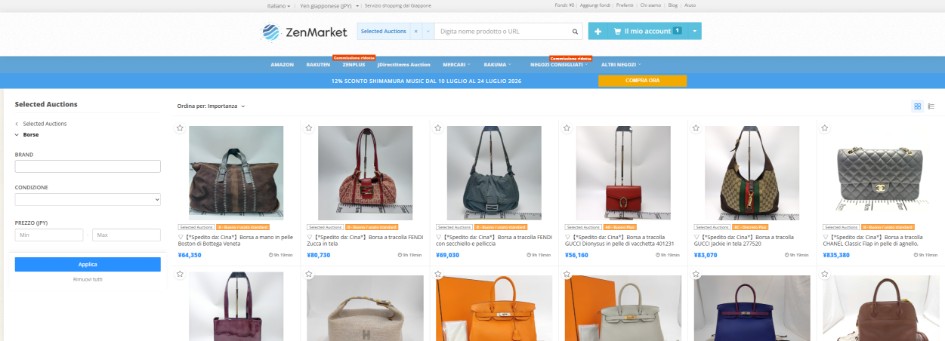 Aste su Selected Auctions