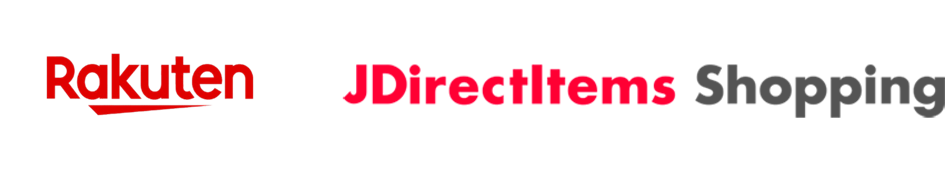 Logos da Rakuten e do JDirectItems Shopping