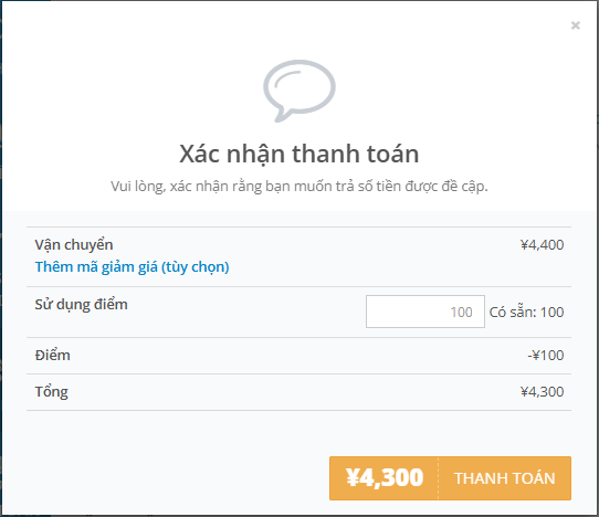 ZenPoint thanh to&aacute;n vận chuyển quốc tế