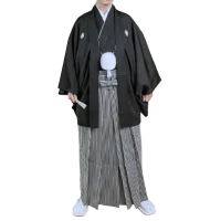 Kuromontsuki Japanese Kimonos for Men