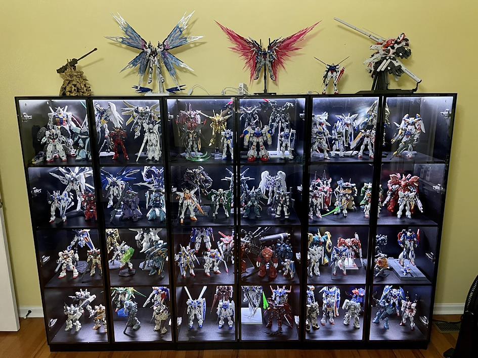 Gunpla display