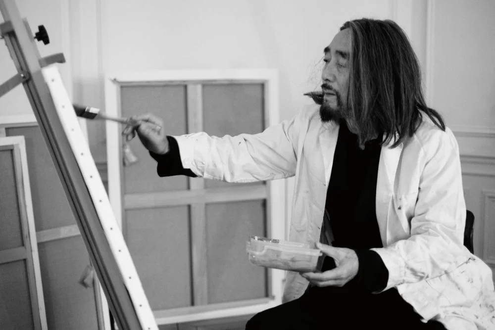 Yohji Yamamoto painting