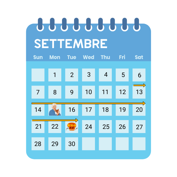 calendario Silver week 2025