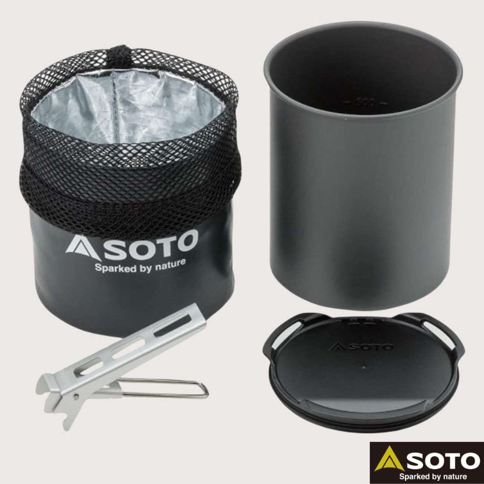 Set de cuisine camping SOTO léger compact ustensiles outdoor japonais