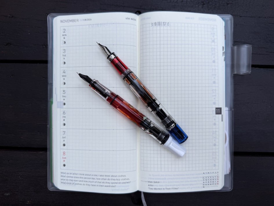 pens for hobonichi planner