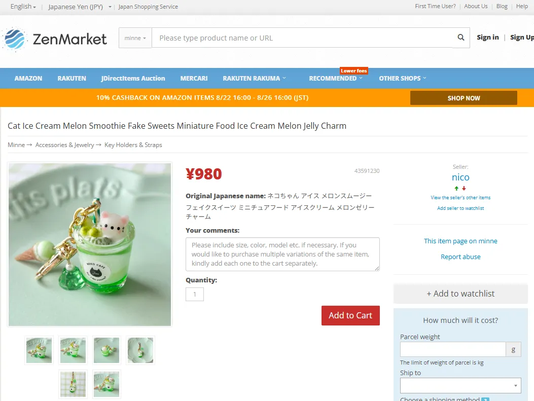 Add to cart and pay