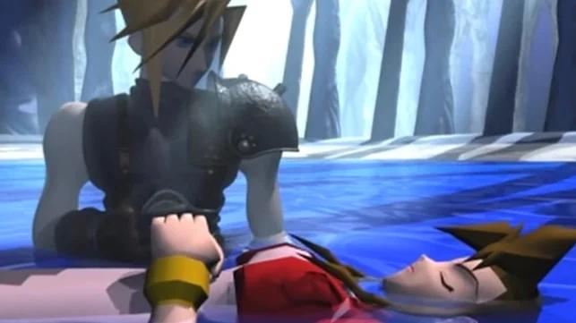 Cloud e Aerith FFVII