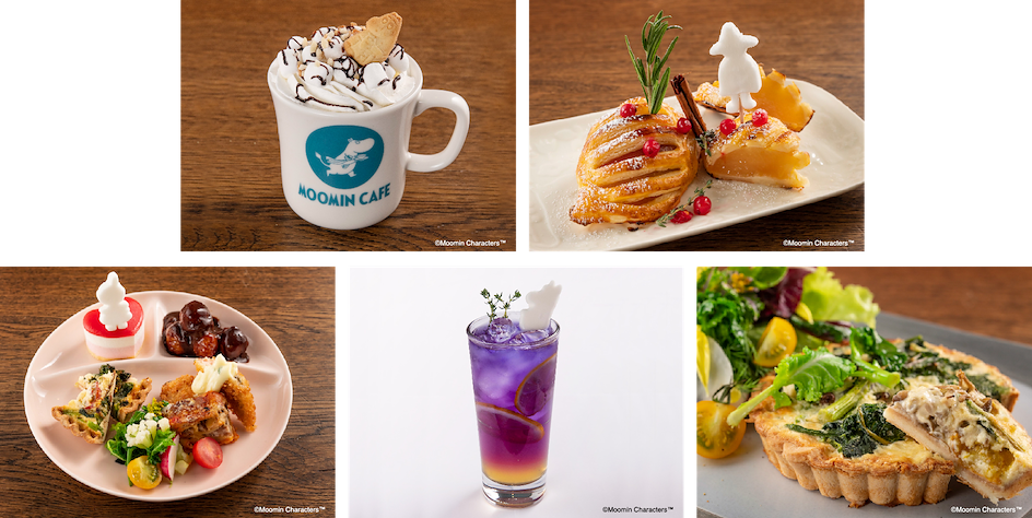 Menu do Moomin Café