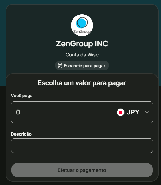 Como usar a Wise na ZenMarket