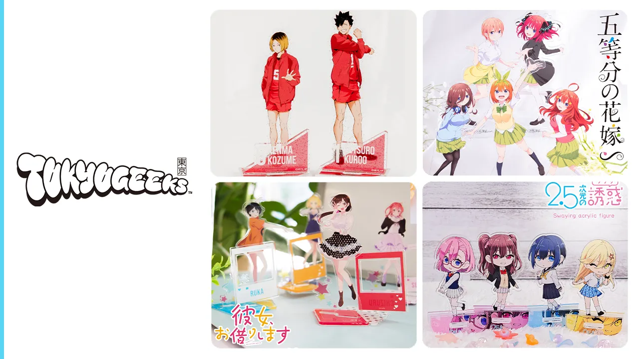 Figurines acryliques anime