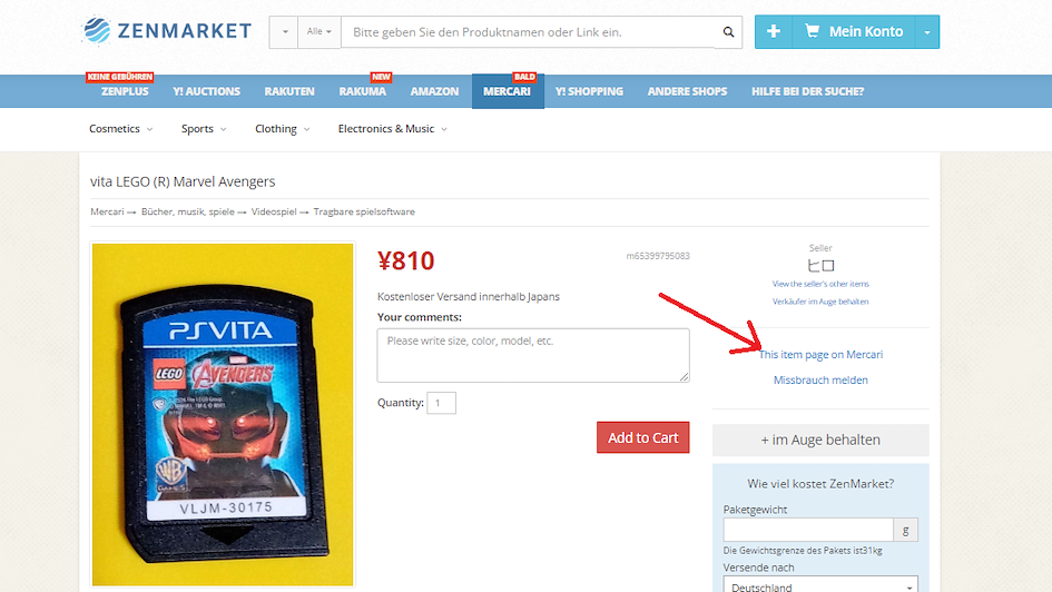 Tutorial Einkaufen auf Mercari mit ZenMarket ZenMarket.jp Japan