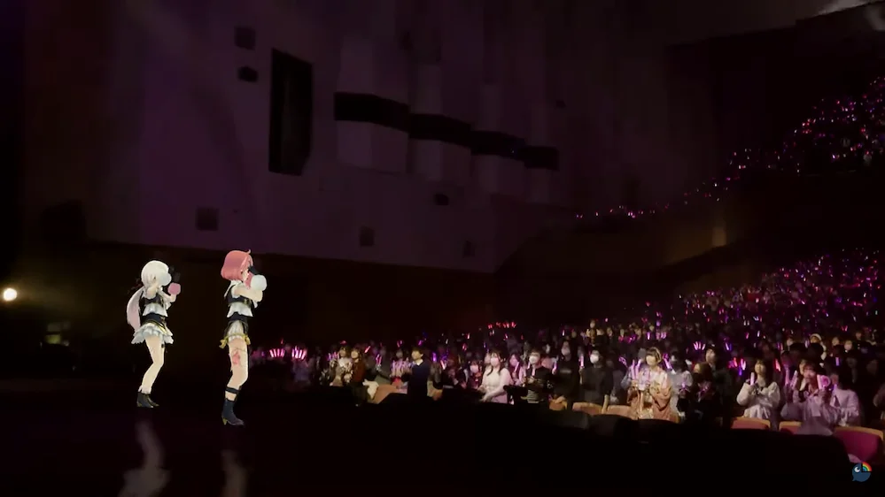 Concierto en vivo de VTubers.