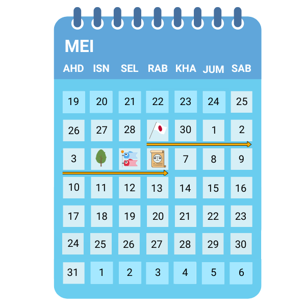 Golden Week Holiday Calendar 2026
