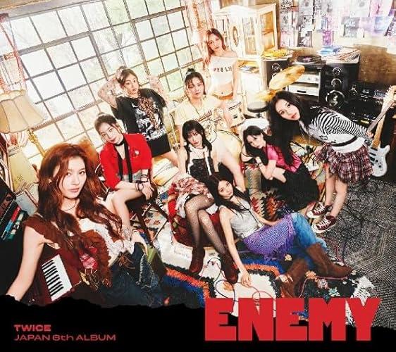 Album K-POP japonais de TWICE &laquo; ENEMY &raquo;, &eacute;dition Japon avec photocard al&eacute;atoire officielle