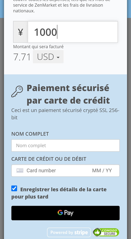 Utiliser Apple Pay pour payer sur ZenMarket