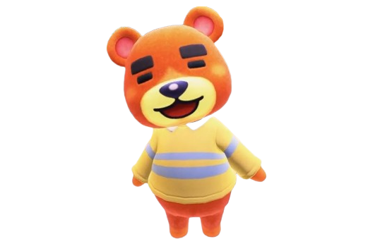 Personagem Popular desde o Primeiro Animal Crossing: Teddy