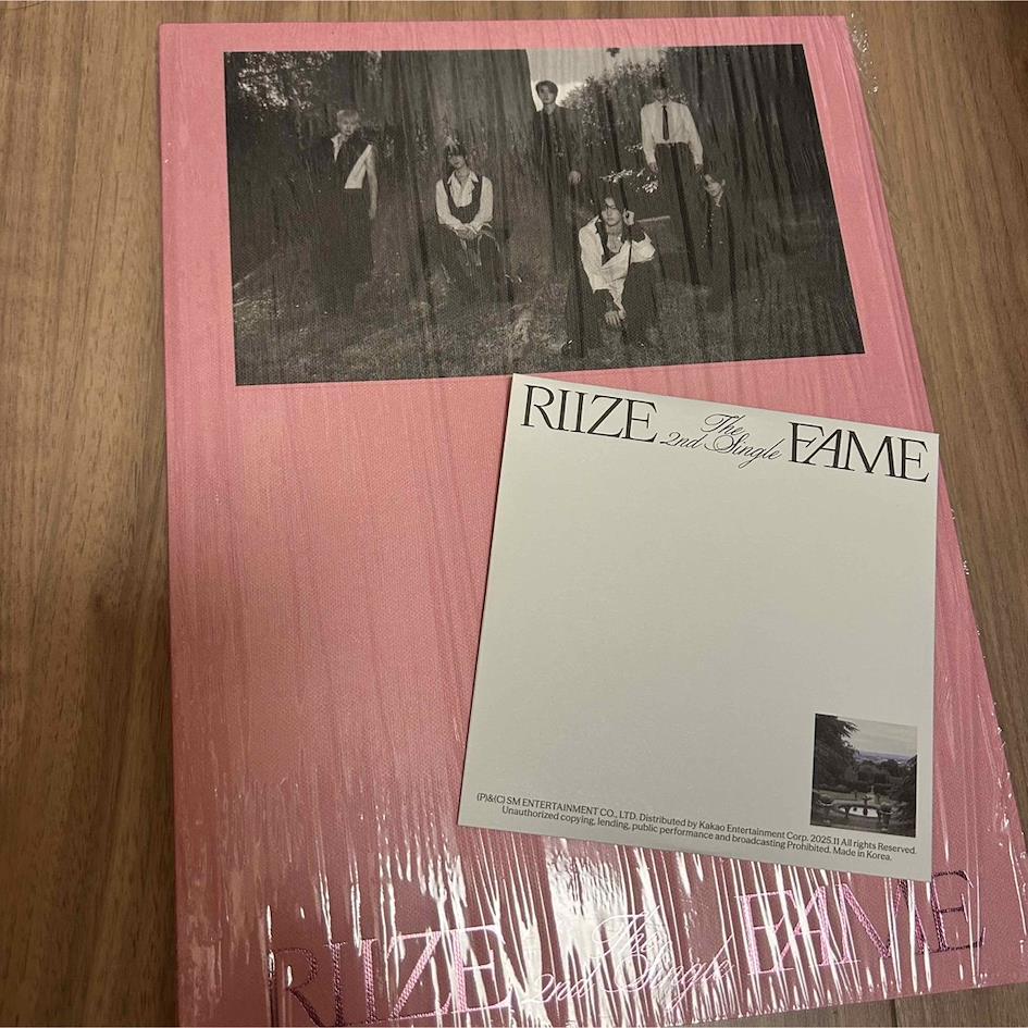Album K-POP japonais RIIZE &laquo; Fame &raquo; sous blister, &eacute;dition single japonaise neuve avec livret