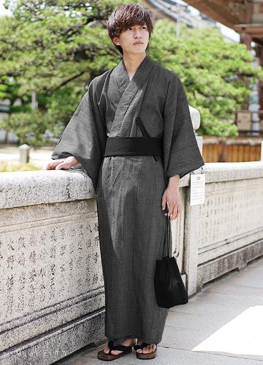 KIMONO japonés tradicional de moda YUKATA para hombre, batas largas con  cinturón, conjunto de pijamas de algodón 95%, ropa de dormir masculina,  albornoz de verano - AliExpress