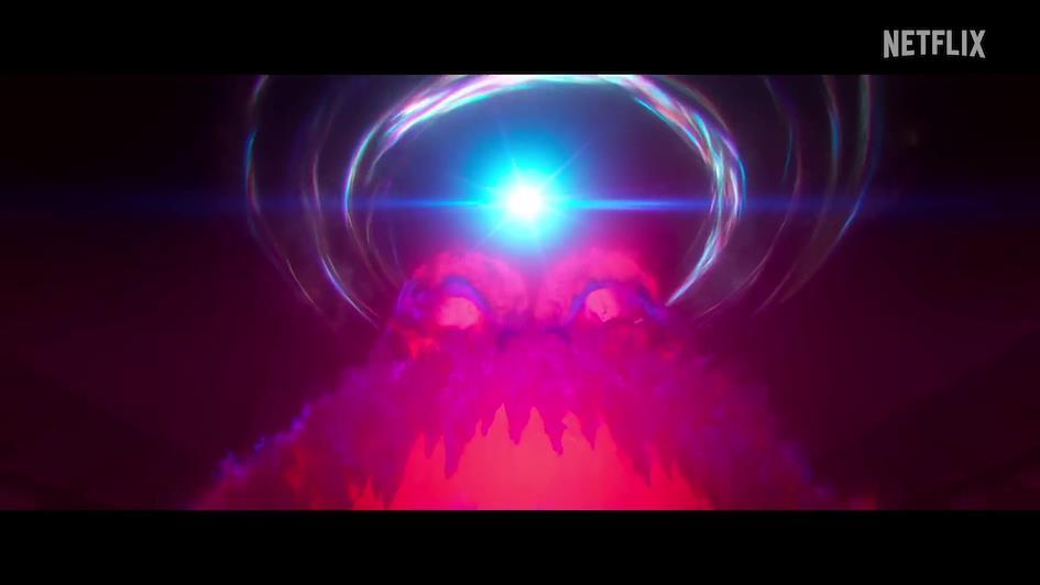 Les flammes du roi des d&eacute;mons Gwi-Ma dans le film KPOP Demon Hunters