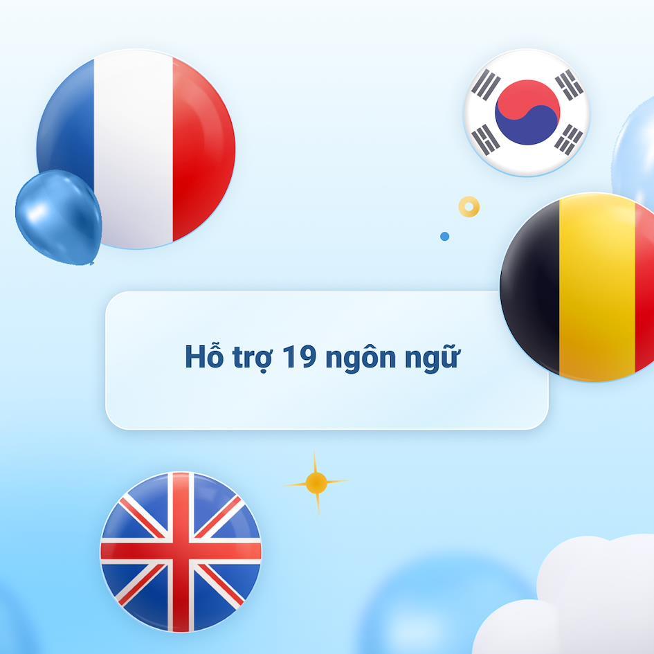 zenmaket hỗ trợ nhiều ngôn ngữ
