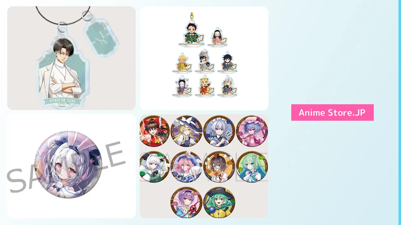 Badges and keychains