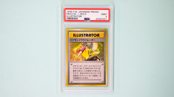 Pikachu illustrator Japanese promo Pokemon card mint condition