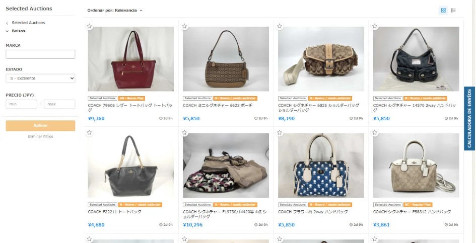 Selected Auctions en ZenMarket
