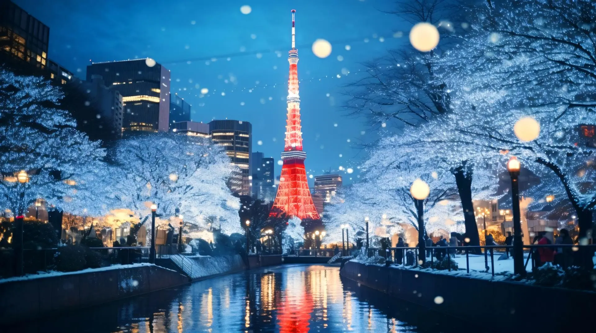 Tóquio iluminada para o Natal