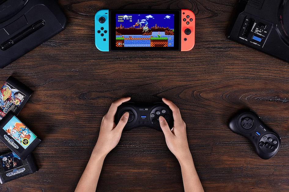 8BitDo M30 Wireless Bluetooth Gamepad (Switch, Windows 10+, Android, Raspberry Pi)