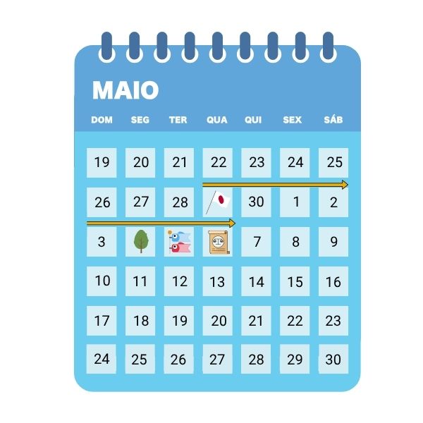 Calendário Golden Week de 2026