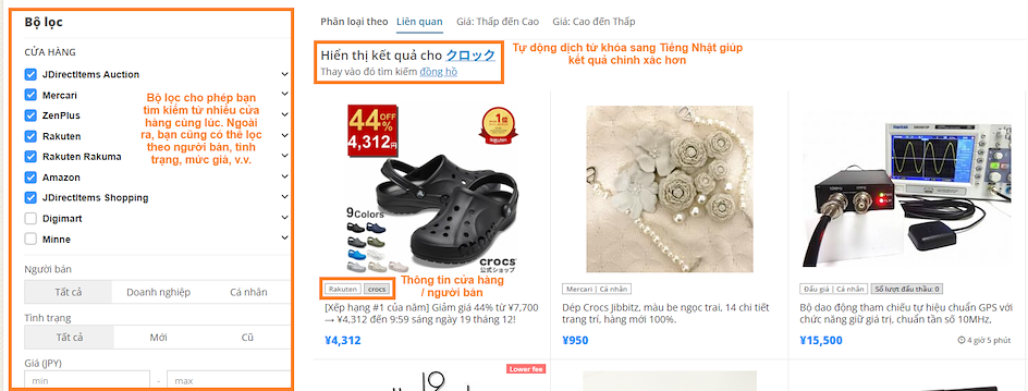 Cập nhật về tìm kiếm