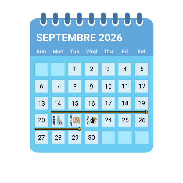 Calendrier Silver week 2025