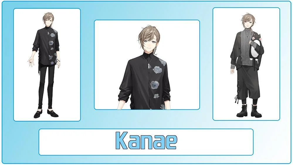 Kanae, uno de los primeros VTubers de Nijisanji, con su peluche de gato.