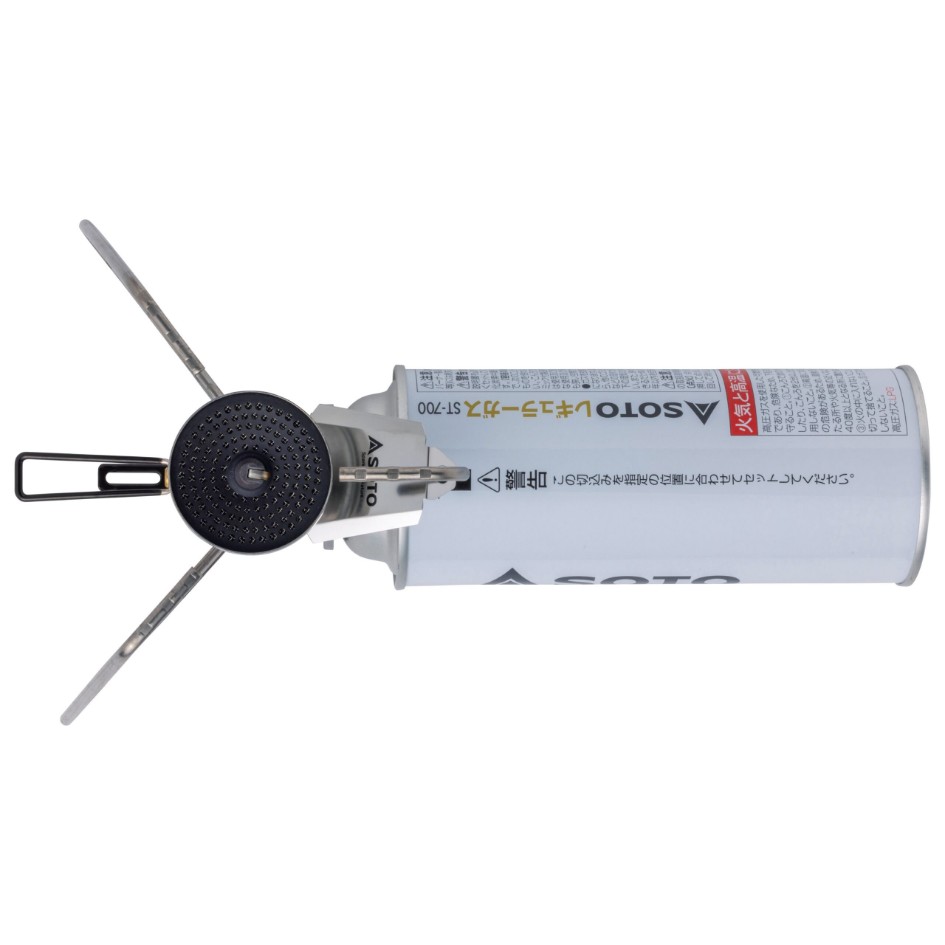 Réchaud SOTO TriTrail compact avec cartouche gaz MSF-1A et brûleur WindMaster