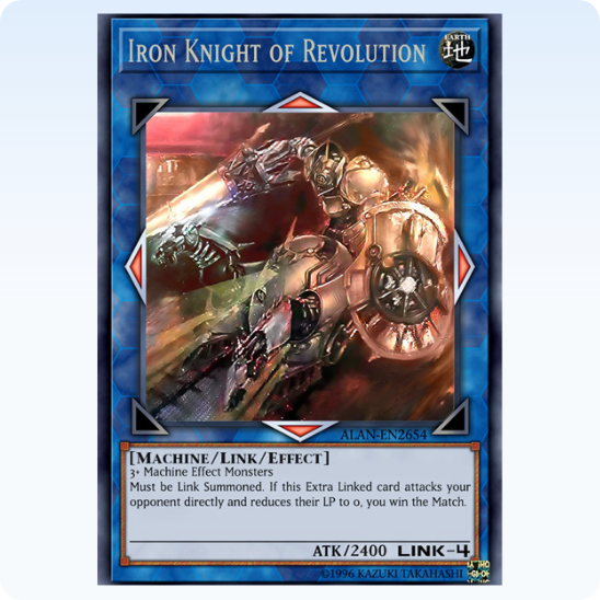 Yu-Gi-Oh! card - Iron Knight of Revolution (2017)