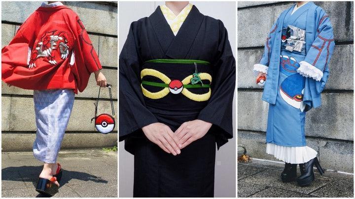 Как можно носить кимоно