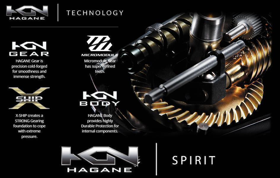 Shimano Hagane gear technology