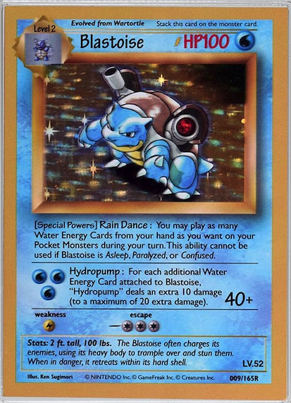 imagem do card Wizards of the Coast Blastoise Presentation